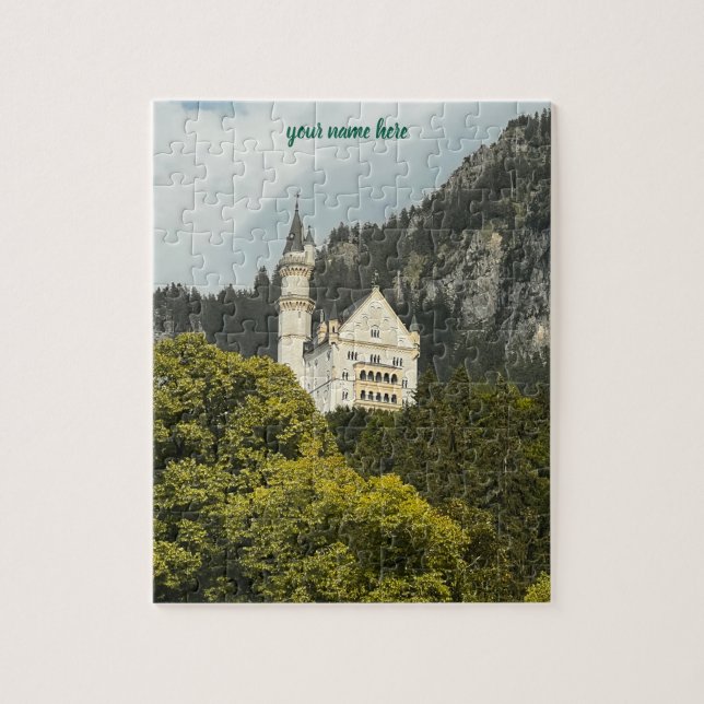 Anpassat pussel  Neuschwanstein slott, Tyskland (Vertikal)