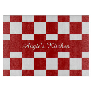 Anpassat Red & White Checkerboard Kitchen Gadget