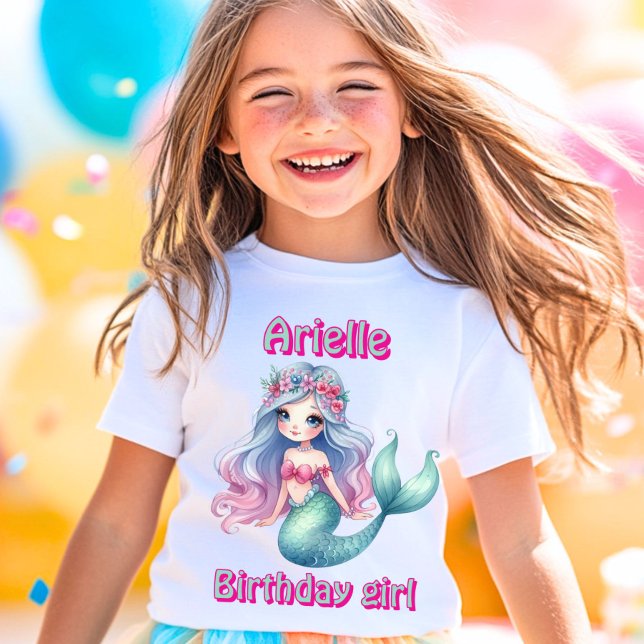 Anpassat Sjöljungfru Mint namn  T Shirt (Skapare uppladdad)