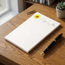 (Anpassat Solrosnamn Present) Minimalistisk Linjer