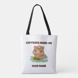Anpassat Sött Kawaii Kapybara-läge Tygkasse