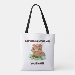 Anpassat Sött Kawaii Kapybara-läge Tygkasse