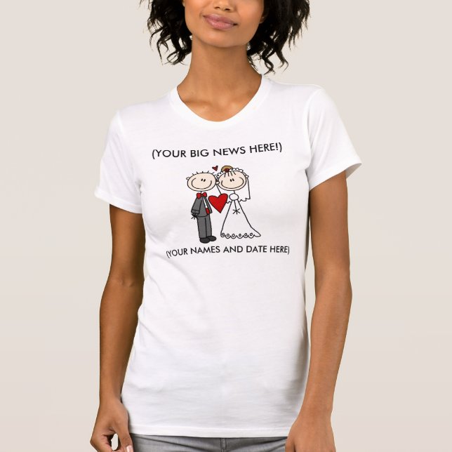 Anpassat Tanktop för stam och stam, s-skiva Tee Shirt (Framsida)