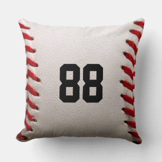 Anpassat tröjnummer Baseballspelardesign Kudde