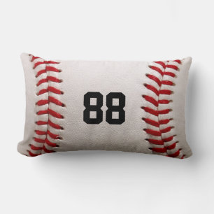 Anpassat tröjnummer Baseballspelardesign Lumbarkudde
