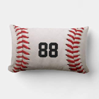 Anpassat tröjnummer Baseballspelardesign Lumbarkudde