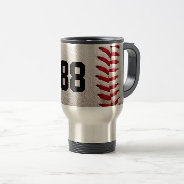 Anpassat tröjnummer Baseballspelardesign Resemugg (Framsida höger)