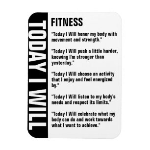 Anpassning av Fitness Goals-påminnelse Magnet