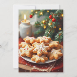 Anpassning av jul-cookie Exchange Inbjudningar