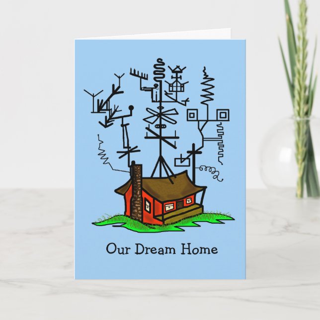 Anpassning av Nyare adress meddelandekort för ham- Meddelande (Framsida)