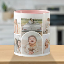 Anpassningsbar 10 Photos Collage Arch, Cute Modern