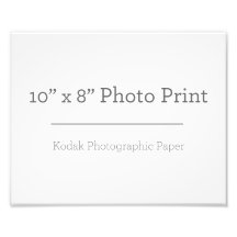 Anpassningsbar 10 x 8 fotoutskrift