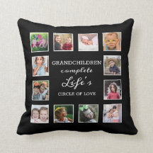 Anpassningsbar 12 Fotokollage Grandchildren-offert
