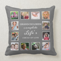 Anpassningsbar 12 Fotokollage Grandchildren Quote