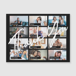 anpassningsbar 12 fototack för virtuell online