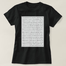 Anpassningsbar 12 Ord Family Ord Search Mamma T Shirt