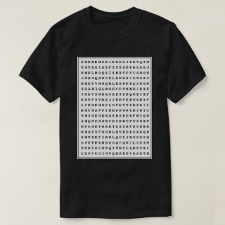 Anpassningsbar 12 Ord Family Ord Search Pappa T Shirt
