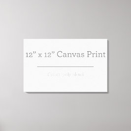 Anpassningsbar 12 X 12-arbetsyta Canvastryck