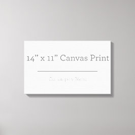 Anpassningsbar 14 X 11-arbetsyta Canvastryck