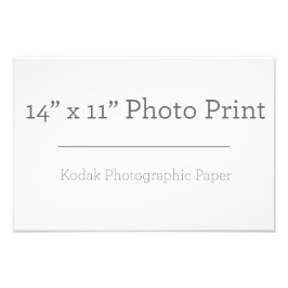 Anpassningsbar 14 x 11 fotoutskrift fototryck