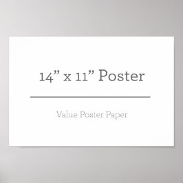 Anpassningsbar 14 x 11 Poster