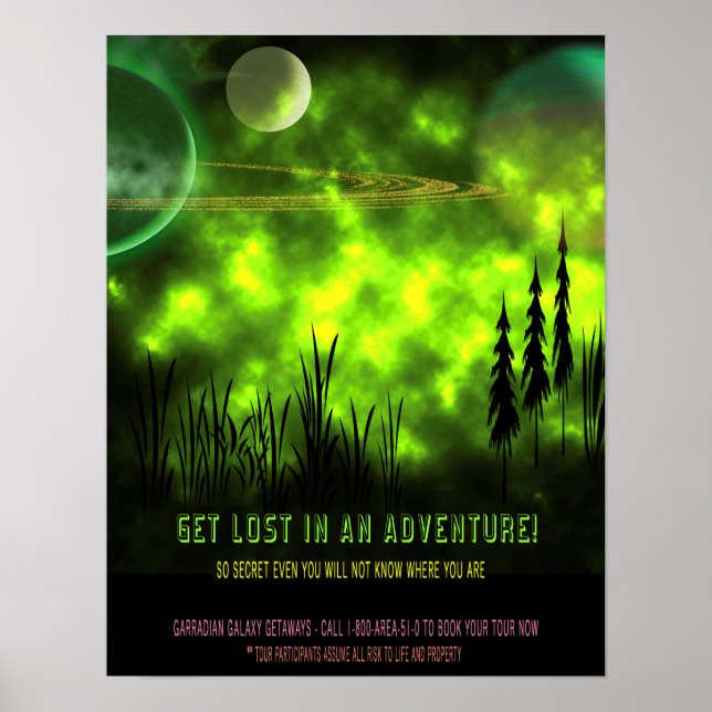 Anpassningsbar 14x18 Hittade flicka: Project Enter Poster (Framsidan)