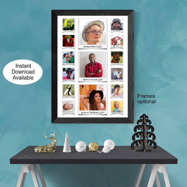 Anpassningsbar 15 Fotokollage och text Poster (Skapare uppladdad)