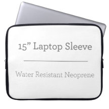 Anpassningsbar 15 tum Laptop sleeve