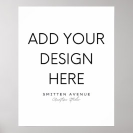 Anpassningsbar 16 x 20 Poster (projektionsyta)