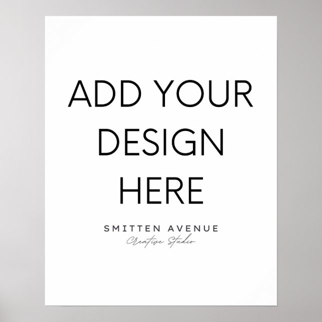 Anpassningsbar 16 x 20 Poster (projektionsyta) (Framsidan)