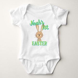 Anpassningsbar 1:a PÅSK Lycklig Bunny Småbarn Baby T Shirt