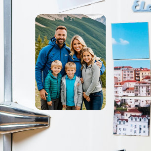 Anpassningsbar 1 Flexibelt foto för fotofamiljen Magnet
