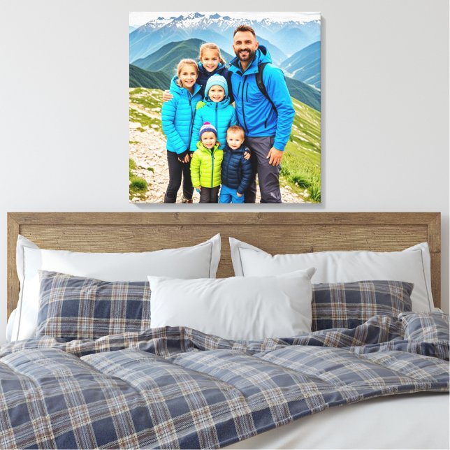 Anpassningsbar 1 Fotofamilj Canvastryck (Insitu (sovrum))