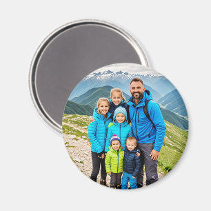 Anpassningsbar 1 Fotofamilj Magnet