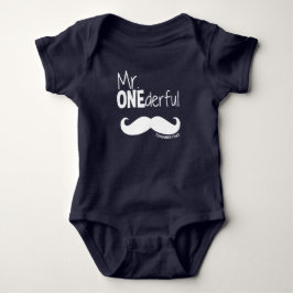 Anpassningsbar 1: Onederful Bowtie Birthday Baby Tröja