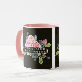 Anpassningsbar 1 Photo Artwork Slogan 11 oz kombin Mugg