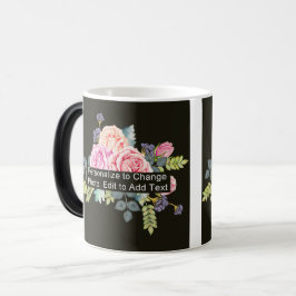 Anpassningsbar 1 Photo Artwork Slogan 11 oz Morphi Magisk Mugg