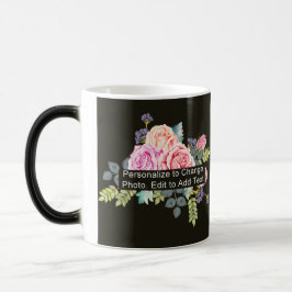 Anpassningsbar 1 Photo Artwork Slogan 11 oz Morphi Magisk Mugg