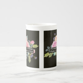 Anpassningsbar 1 Photo Artwork Slogan Benporslin Mugg