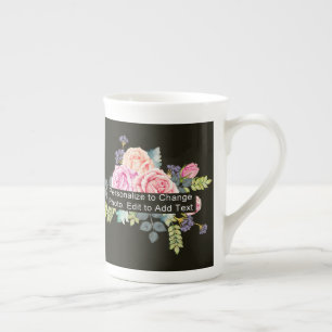 Anpassningsbar 1 Photo Artwork Slogan Benporslin Mugg