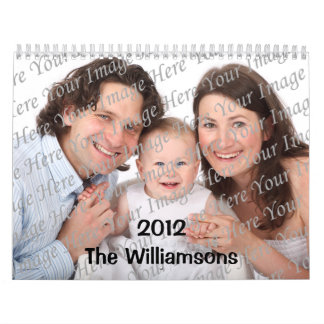 Anpassningsbar 2012 Big Photo Calendar Kalender