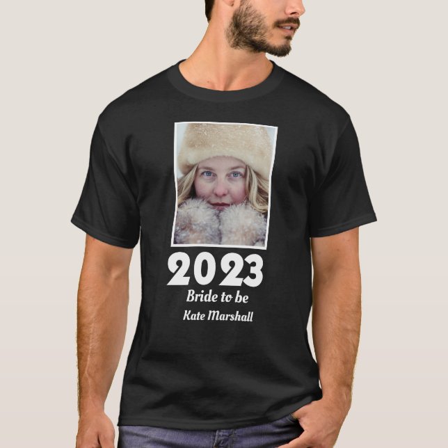 Anpassningsbar 2023: Översikt över foto T Shirt (Framsida)