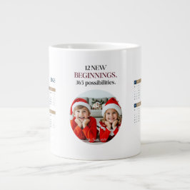 Anpassningsbar 2025 Kalenderkaffe Mugg Jumbo Mugg