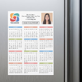 Anpassningsbar 2026 Calendar Business Logotyp Comp