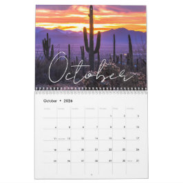 Anpassningsbar 2026 Sunset Calendar California & A Kalender