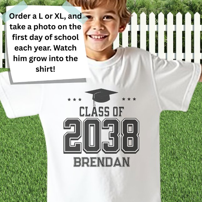 Anpassningsbar 2038 Bakåt till skolan Handprint Ke T Shirt (Skapare uppladdad)