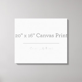 Anpassningsbar 20 X 16 Arbetsyta Canvastryck