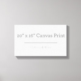 Anpassningsbar 20 X 16 Arbetsyta Canvastryck