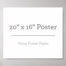 Anpassningsbar 20 x 16 Poster