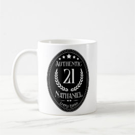 Anpassningsbar 21:a födelsedagen för honom/henne s kaffemugg